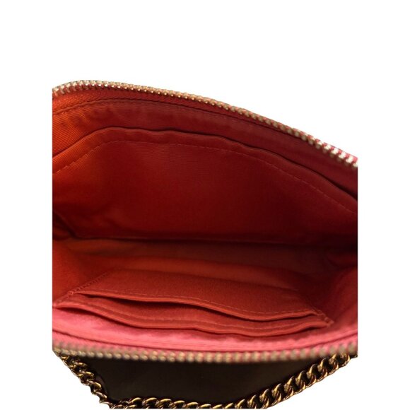 COACH Mini Dark Pink Wristlet Purse Bag w Chain Y2K Travel Minimalist Feminine - Picture 5 of 6